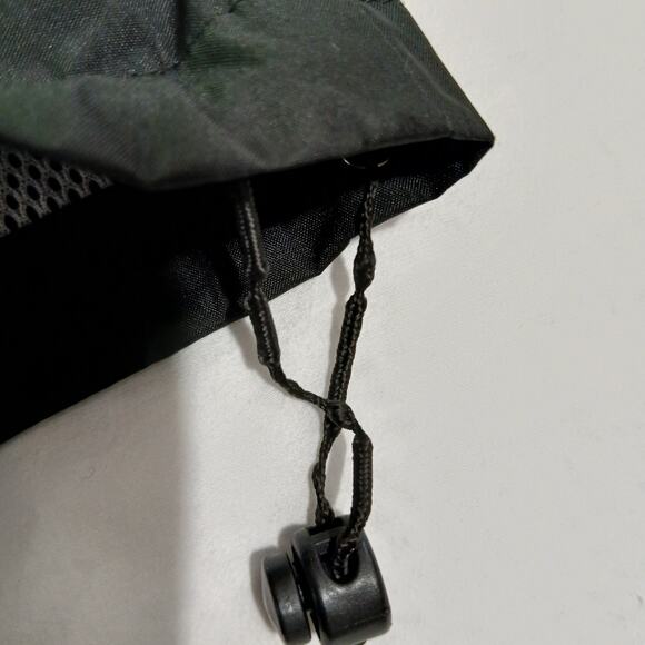 Kenpo Men's Small Full-Zip Windbreaker Cream/Black Long-Sleeved Adjustable Hem - Picture 6 of 11